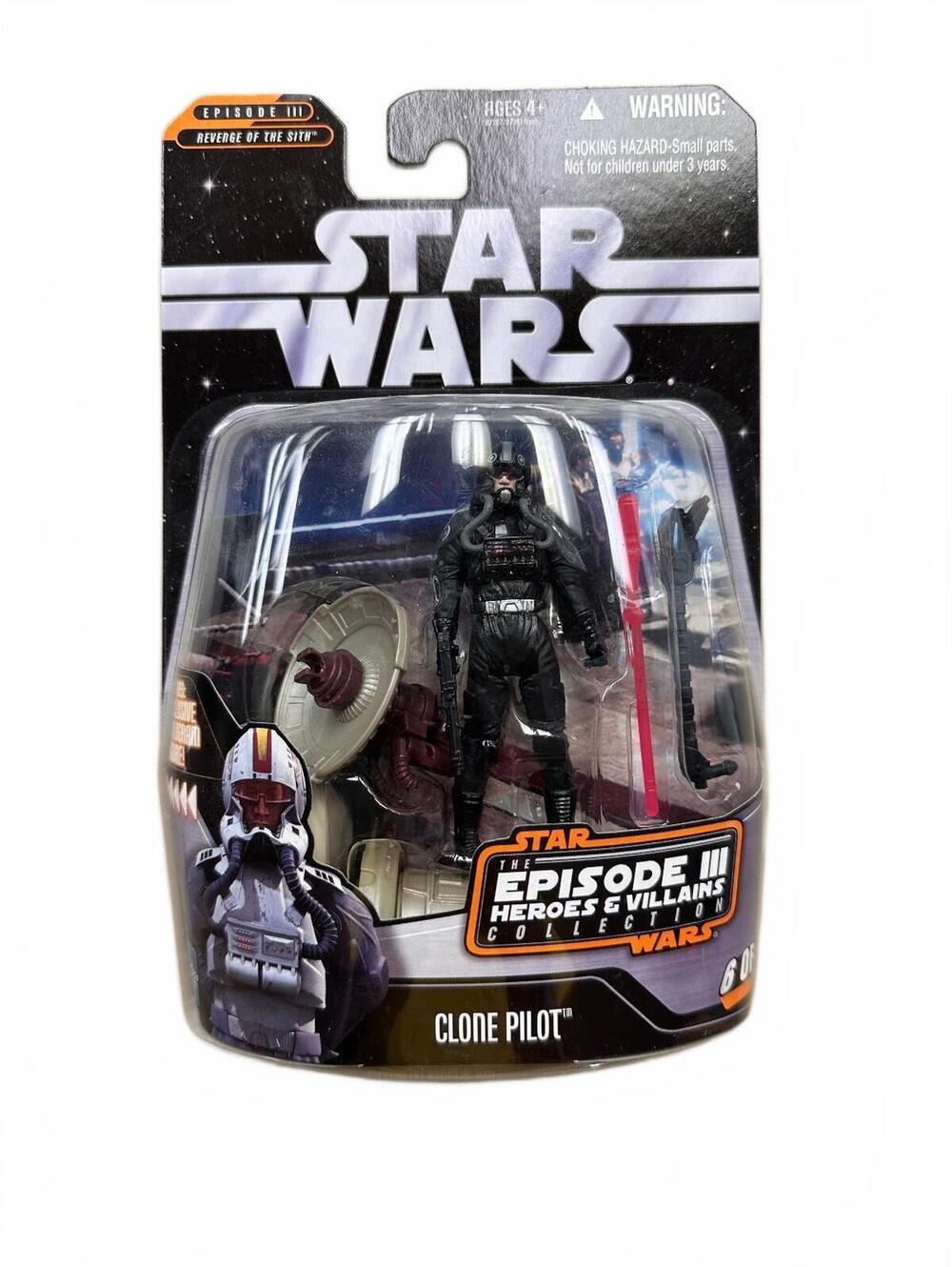 Star Wars Episode III Clone Pilot Action Figure - Heroes & Villains Collection